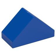 Duplo Brick 4 × 2 Double Slope 45° Blue