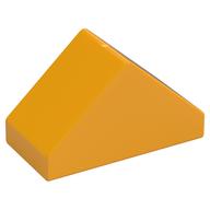 Duplo Brick 4 × 2 Double Slope 45° Bright Light Orange