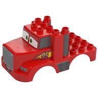 Duplo Lkw Aufbau, 3 × 4, Pritsche mit Mack (bedruckt)