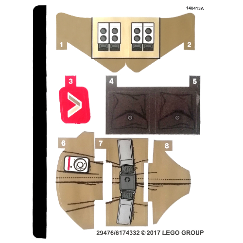 Sticker Sheet for Set 75525-1 [No Color/Any Color]
