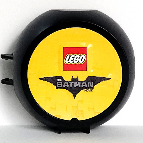 Pod, Round, Half Front with Batman Sticker Schwarz