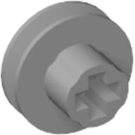 Motor Pulley, 9V Micromotor with axle hole Hellblaugrau