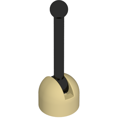 Lever Small Base with Black Lever Tan