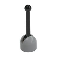 Lever Small Base with Black Lever Light Bluish Gray