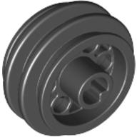 Felge 24 × 14 VR mit Mitte Achsloch Schwarz