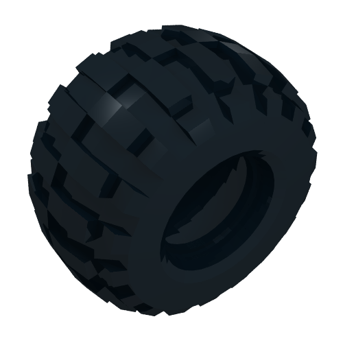 Tyre 68.8 × 40 Balloon Large Black