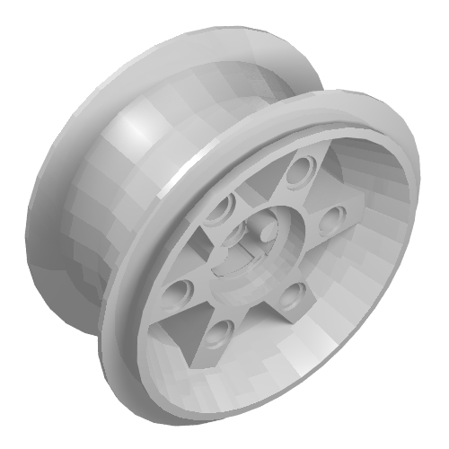Wheel 81.6 × 34 Six Spoke White
