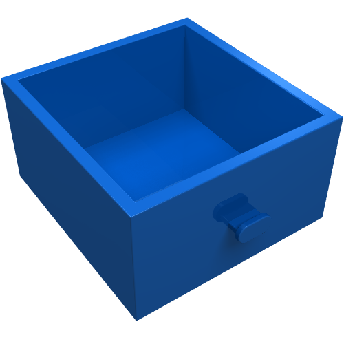 Homemaker Drawer 4 × 4 × 2 Blue