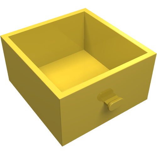 Homemaker Drawer 4 × 4 × 2 Yellow