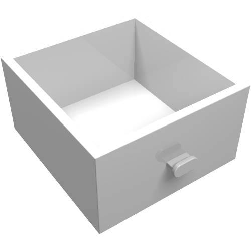 Homemaker Drawer 4 × 4 × 2 White