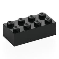 Stein 2 × 4 Schwarz