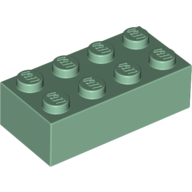 Stein 2 × 4 Sandgrün