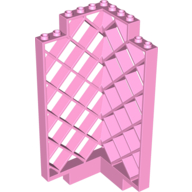 Belville, Wall, Lattice 6 × 6 × 12 Corner Bright Pink