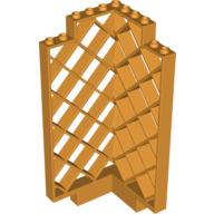 Belville, Wall, Lattice 6 × 6 × 12 Corner Medium Orange
