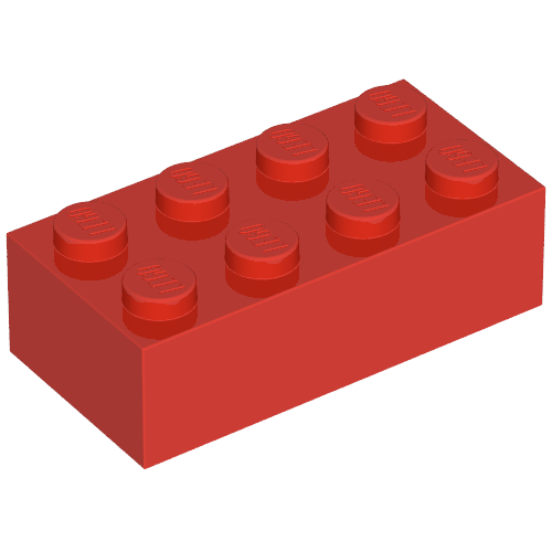 Brick 2 × 4 without Cross Supports