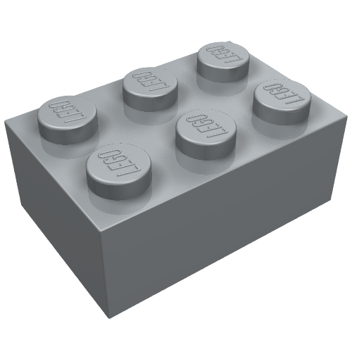 Stein 2 × 3 Perlhellgrau