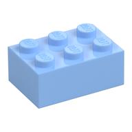 Brick 2 × 3 Bright Light Blue