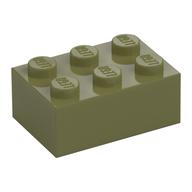 Brick 2 × 3 Olive Green