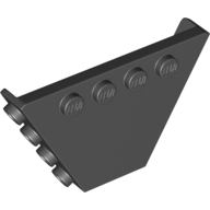 Panel, Trapezoid, Tipper End Flat without Pins Black