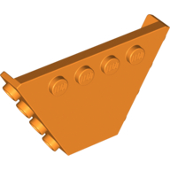 Panel, Trapezoid, Tipper End Flat without Pins Orange