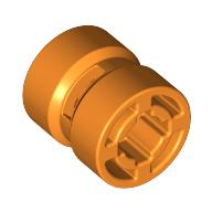 Wheel 8 × 9 with Hole Notched for Wheels Holder Pin Orange