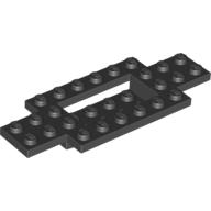 Vehicle Base 4 × 10 × 2/3 with 4 × 2 Recessed Center with Smooth Underside