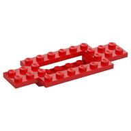 Vehicle Base 4 × 10 × 2/3 with 4 × 2 Recessed Center with Smooth Underside Rot
