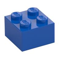 Brick 2 × 2 Blue