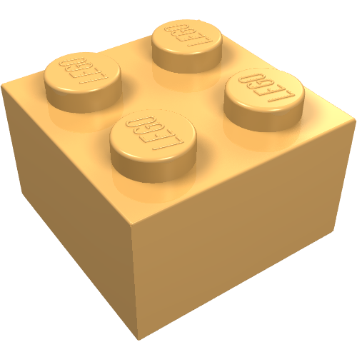 Brick 2 × 2 Light Orange