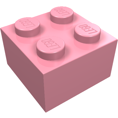 Stein 2 × 2 Rosa
