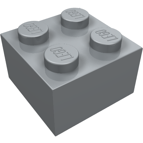 Stein 2 × 2 Perlhellgrau