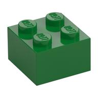Brick 2 × 2 Green