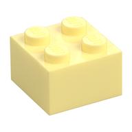 Brick 2 × 2 Bright Light Yellow