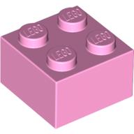 Brick 2 × 2 Bright Pink