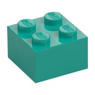 Brick 2 × 2 Dark Turquoise