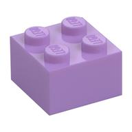 Brick 2 × 2 Medium Lavender