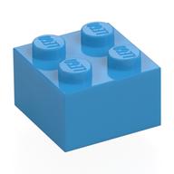 Brick 2 × 2 Dark Azure