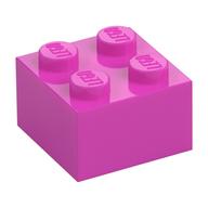 Brick 2 × 2 Dark Pink