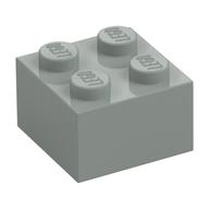 Brick 2 × 2 Light Gray