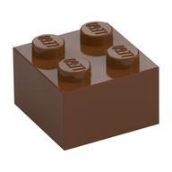 Brick 2 × 2 Reddish Brown