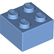 Stein 2 × 2 Mittelblau