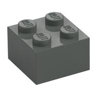 Stein 2 × 2 Dunkelgrau