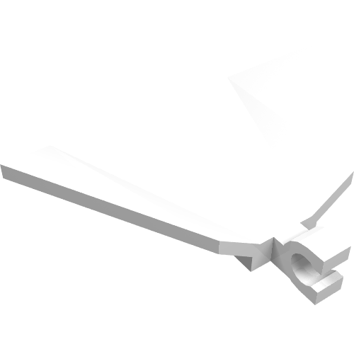 Panel 3 × 5 Solar / Deltoid with Clip [Hexagonal] Weiß