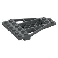 Wedge Plate 8 × 6 × 2/3 with Grille Dark Bluish Gray