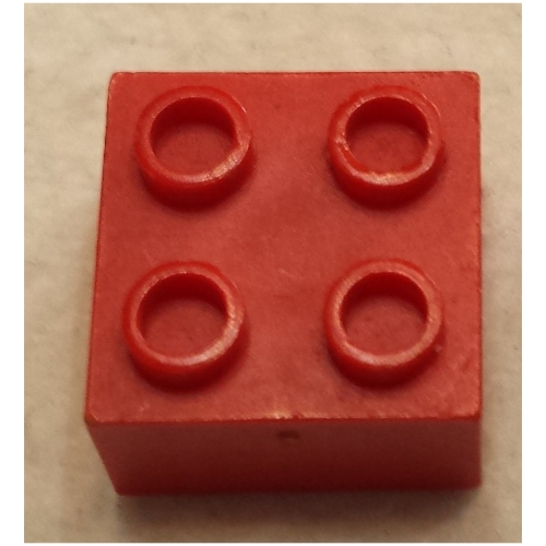 Minitalia Brick 2 × 2 with Bottom Tube Rot