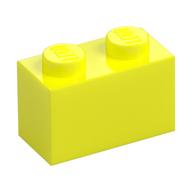 Brick 1 × 2 Vibrant Yellow
