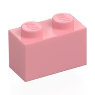 Stein 1 × 2 Warmes Rosa