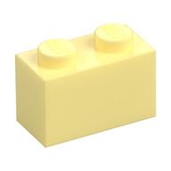 Brick 1 × 2 Bright Light Yellow