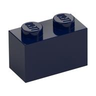 Brick 1 × 2 Dark Blue