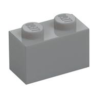 Brick 1 × 2 Light Bluish Gray